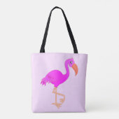 Tasche mit rosa Flamingo (Rückseite)