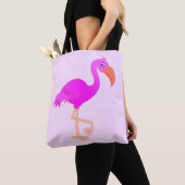 Tasche mit rosa Flamingo (Von Nahem)