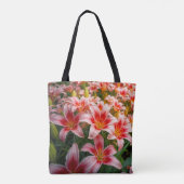 Tasche mit rosa Lilien (Rückseite)