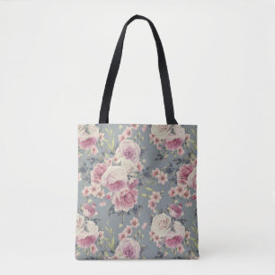 Tasche mit rosa Rosen