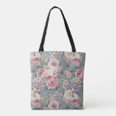 Tasche mit rosa Rosen (Rückseite)