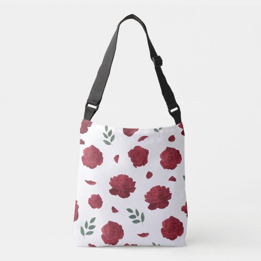 Tasche mit Rosenmuster | Henkeltasche (Vorderseite)