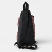 Tasche mit Rosenprint im Sling-Style (Rückseite)