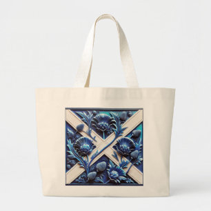 Tasche mit schottischem Thistles Design