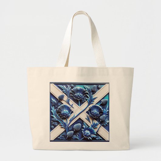 Tasche mit schottischem Thistles Design (Vorne)