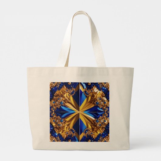 Tasche mit Schwedenfarben-Design (Rückseite)