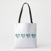 Tasche mit Seeglas-Design (Vorderseite)