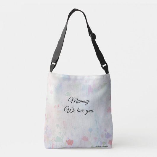 Tasche mit sentimentalem Muttertagsvers. (Rückseite)