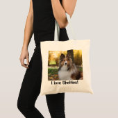 Tasche mit Sheltie Foto (Vorderseite (Produkt))