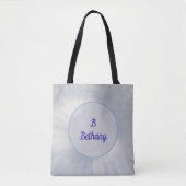 Tasche mit Sonnenbild und Monogramm (Vorderseite)