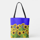 Tasche mit Sonnenblumen (Rückseite)