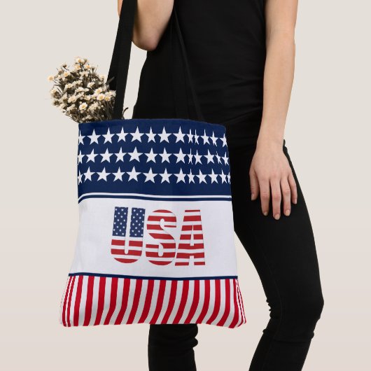 Tasche mit Stars und Streifen (Von Nahem)