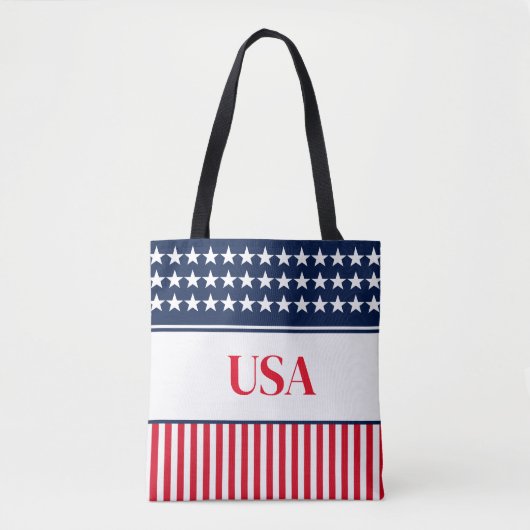 Tasche mit Stars und Streifen (Vorderseite)