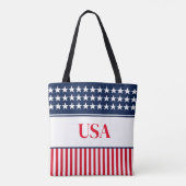 Tasche mit Stars und Streifen (Rückseite)