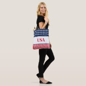 Tasche mit Stars und Streifen (Am Model)