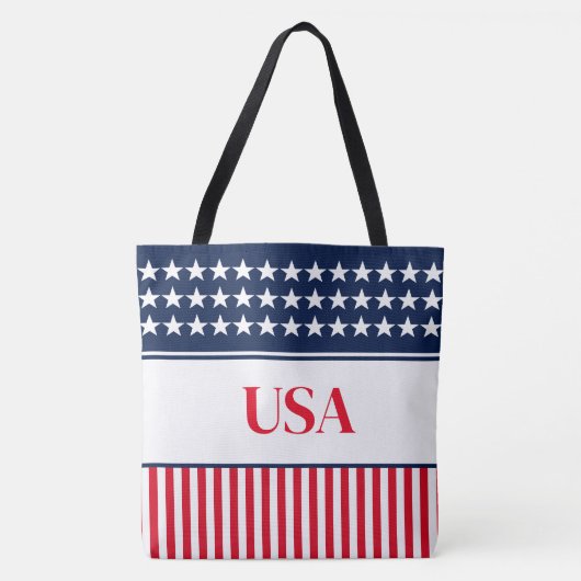 Tasche mit Stars und Streifen (Vorderseite)