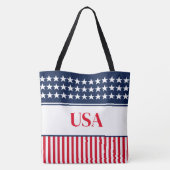 Tasche mit Stars und Streifen (Rückseite)