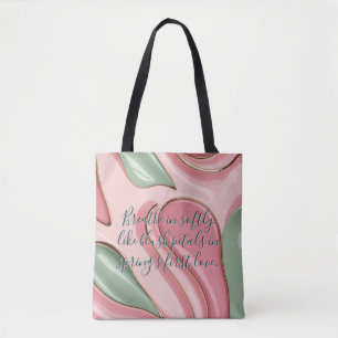 Tasche mit stilvollem abstraktem Grafikdruck
