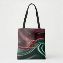 Tasche mit stilvollem abstraktem Grafikdruck