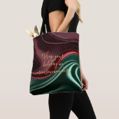 Tasche mit stilvollem abstraktem Grafikdruck (Von Nahem)