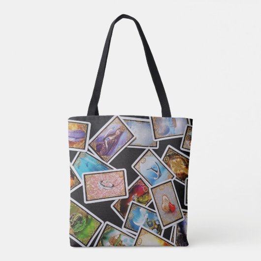 Tasche mit Tarot (Rückseite)
