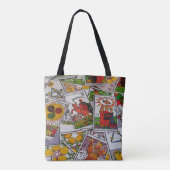Tasche mit Tarot (Rückseite)
