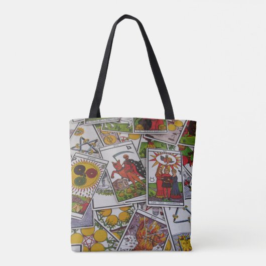 Tasche mit Tarot (Rückseite)