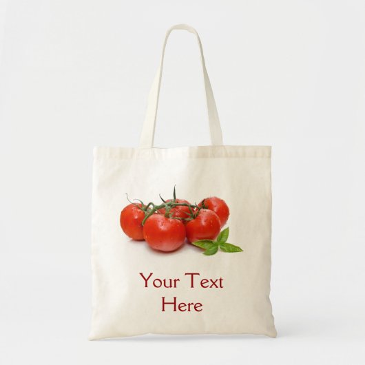 Tasche mit Tomaten und Basilikum (Vorne)
