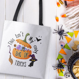 Tasche mit Tricks Halloween Tote Tag | Funny Witch