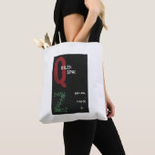 Tasche mit Typografie (Von Nahem)