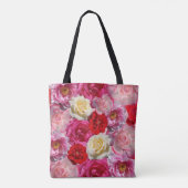 Tasche mit vielen Rosen (Rückseite)
