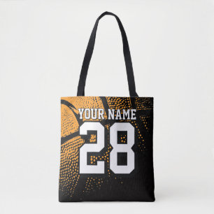 Tasche mit Vintage-Basketball-Design