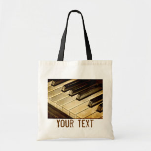 Tasche mit Vintage-Klaviertasten