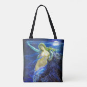 Tasche mit vintage Ölgemälde (Rückseite)