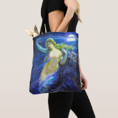 Tasche mit vintage Ölgemälde (Von Nahem)