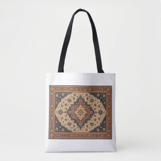 Tasche mit vintage Perserteppich-Muster (Vorderseite)