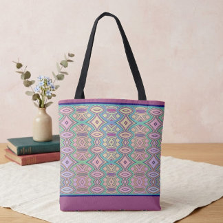 Tasche mit weicher Diamant- und Oval-Symmetrie