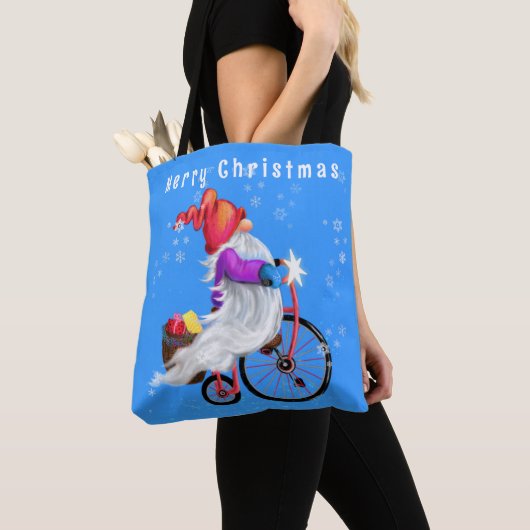 Tasche mit Weihnachts-Gnom (Von Nahem)