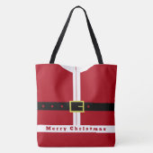 Tasche mit Weihnachtsmann-Design (Rückseite)