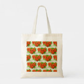 Tasche mit Weihnachtsstern-Blumenmuster (Rückseite)