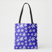 Tasche mit weißem Blumenmotiv (Vorderseite)