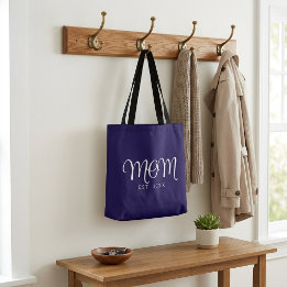 Tasche mit weißer Schrift und dem Gründungsjahr de