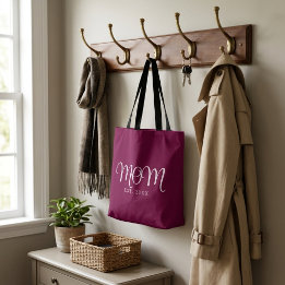 Tasche mit weißer Schrift und dem Gründungsjahr de