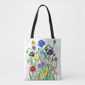 Tasche mit wilden Mohnblumen (Vorderseite)