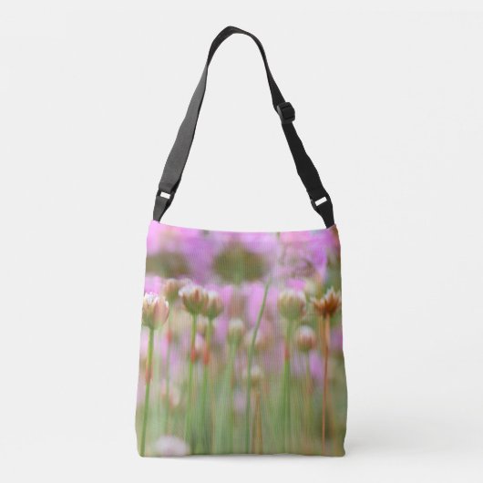 Tasche mit zufälliger abstrakter Blumenfotografie (Rückseite)