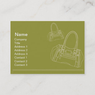 Tasche - mollig visitenkarte