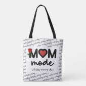 Tasche 'Mom Mode All Day Every Day' (Rückseite)