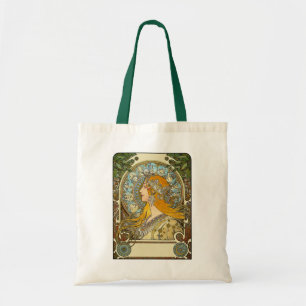 Tasche: Mucha Art Nouveau - Zodiac - La Plume Tragetasche