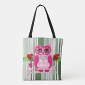 Tasche Muttertags-Eule (Rückseite)