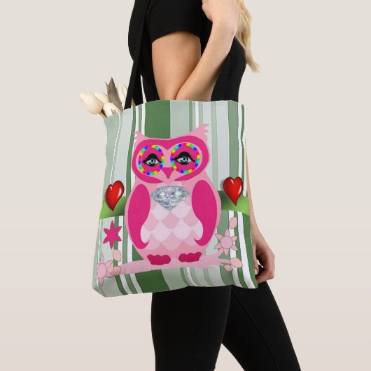 Tasche Muttertags-Eule (Von Nahem)